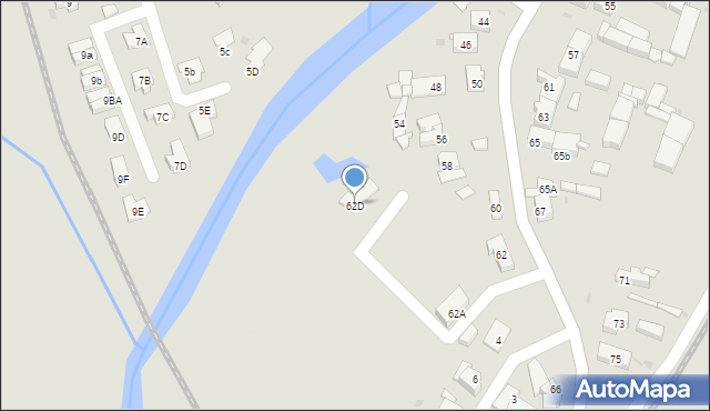 Świdnica, Kraszowicka, 62D, mapa Świdnicy