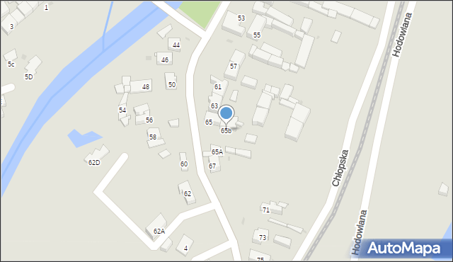 Świdnica, Kraszowicka, 65b, mapa Świdnicy