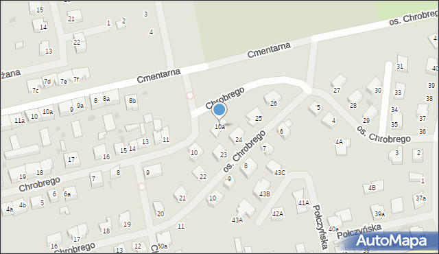 Świdwin, Króla Bolesława Chrobrego, 10a, mapa Świdwin