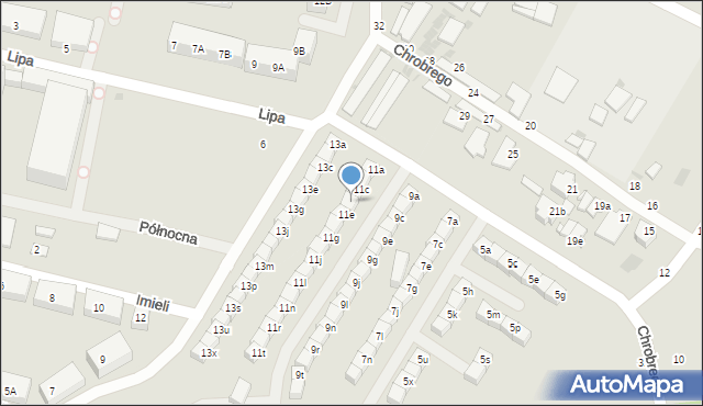 Świętochłowice, Króla Bolesława Chrobrego, 11d, mapa Świętochłowice