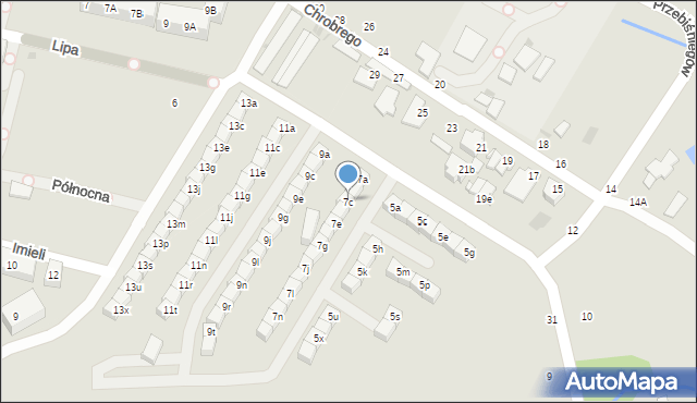 Świętochłowice, Króla Bolesława Chrobrego, 7c, mapa Świętochłowice