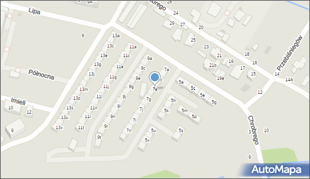 Świętochłowice, Króla Bolesława Chrobrego, 7e, mapa Świętochłowice