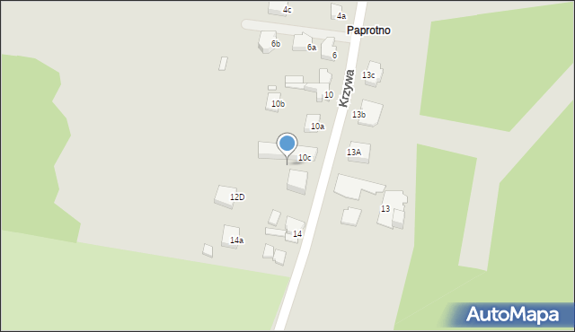 Świnoujście, Krzywa, 12a, mapa Świnoujście