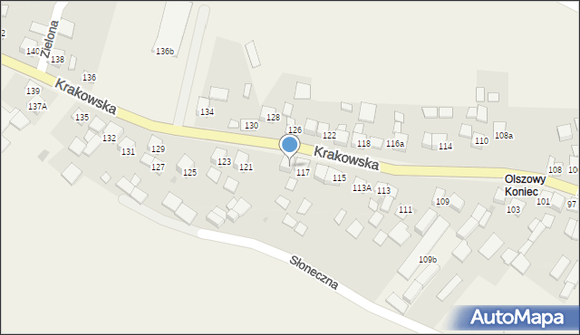 Szczurowa, Krakowska, 119, mapa Szczurowa