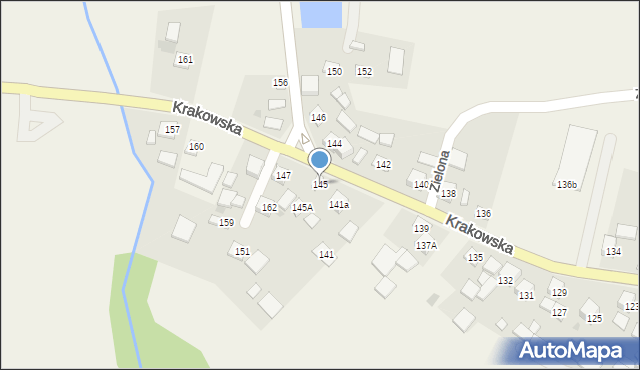 Szczurowa, Krakowska, 145, mapa Szczurowa