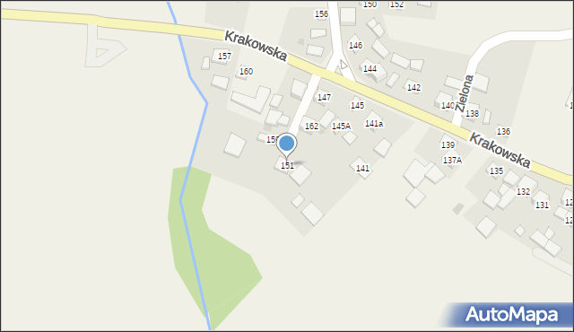 Szczurowa, Krakowska, 151, mapa Szczurowa