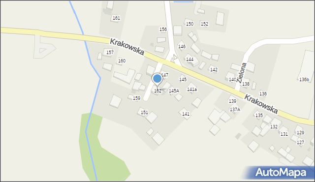 Szczurowa, Krakowska, 162, mapa Szczurowa