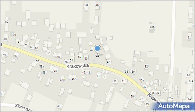 Szczurowa, Krakowska, 44, mapa Szczurowa