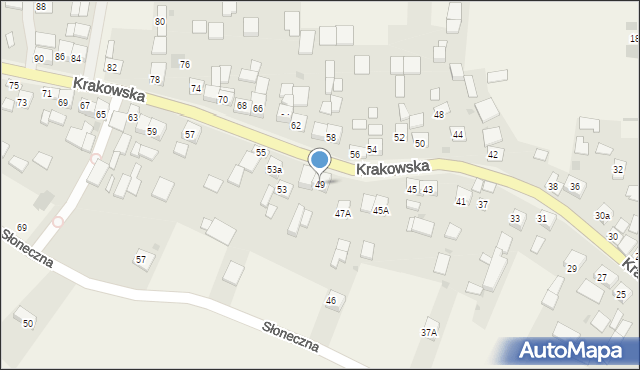 Szczurowa, Krakowska, 49, mapa Szczurowa