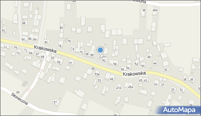 Szczurowa, Krakowska, 64, mapa Szczurowa