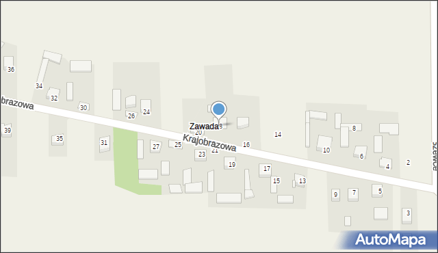 Szewce, Krajobrazowa, 18, mapa Szewce