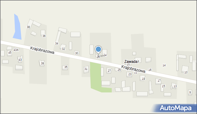 Szewce, Krajobrazowa, 26, mapa Szewce