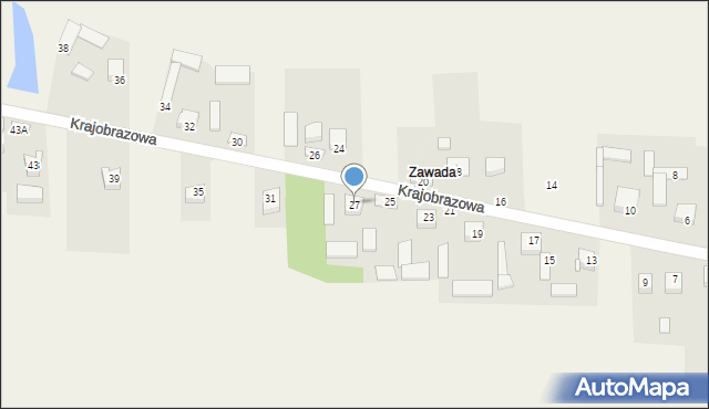 Szewce, Krajobrazowa, 27, mapa Szewce