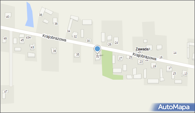 Szewce, Krajobrazowa, 31, mapa Szewce