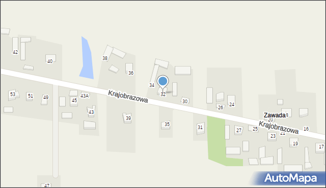 Szewce, Krajobrazowa, 32, mapa Szewce