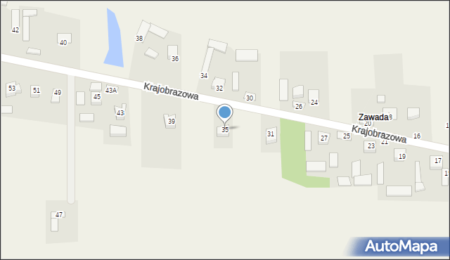 Szewce, Krajobrazowa, 35, mapa Szewce