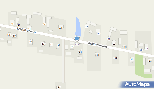 Szewce, Krajobrazowa, 43A, mapa Szewce