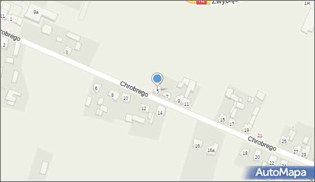Tąpkowice, Króla Bolesława Chrobrego, 5, mapa Tąpkowice