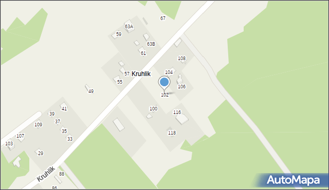 Tarnopol, Kruhlik, 102, mapa Tarnopol