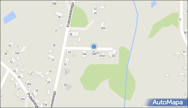 Tarnowskie Góry, Kraszewskiego Józefa Ignacego, 34b, mapa Tarnowskie Góry
