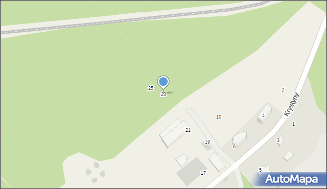 Tenczynek, Krystyny, 23, mapa Tenczynek