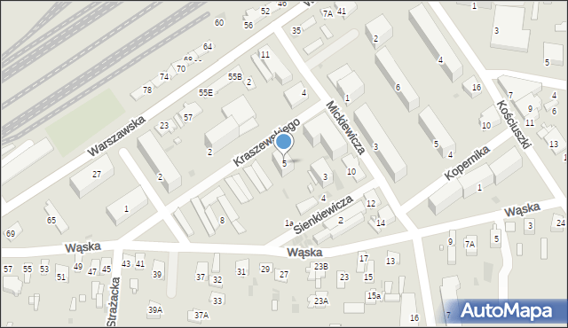 Tłuszcz, Kraszewskiego Józefa Ignacego, 5, mapa Tłuszcz