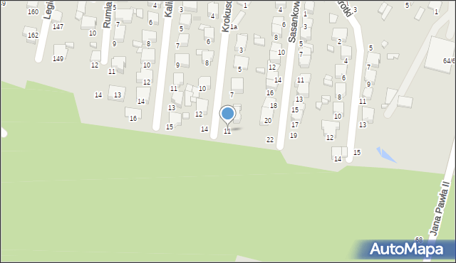 Tomaszów Mazowiecki, Krokusowa, 11, mapa Tomaszów Mazowiecki