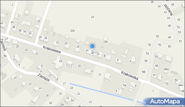 Tomaszowice, Krakowska, 12, mapa Tomaszowice