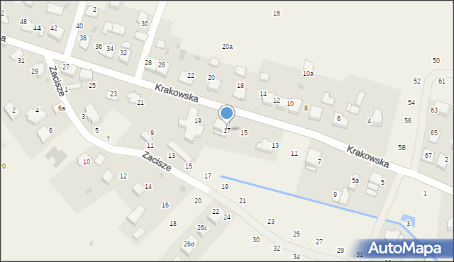 Tomaszowice, Krakowska, 17, mapa Tomaszowice