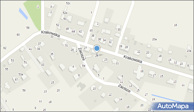 Tomaszowice, Krakowska, 25, mapa Tomaszowice