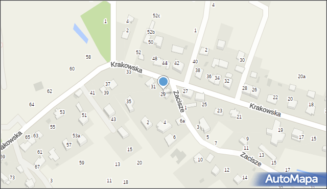 Tomaszowice, Krakowska, 29, mapa Tomaszowice