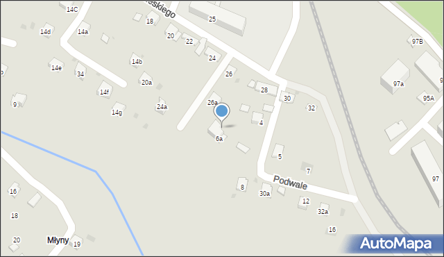 Trzebinia, Króla Jana III Sobieskiego, 26AA, mapa Trzebinia