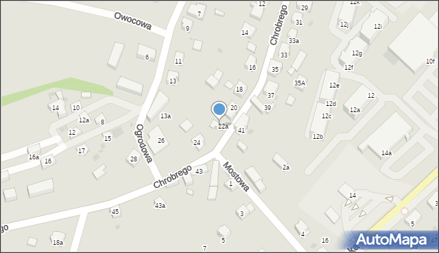 Trzebnica, Króla Bolesława Chrobrego, 22c, mapa Trzebnica
