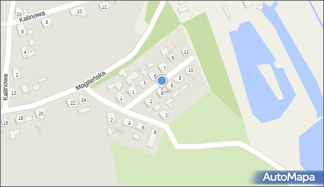 Trzemeszno, Krańcowa, 4, mapa Trzemeszno