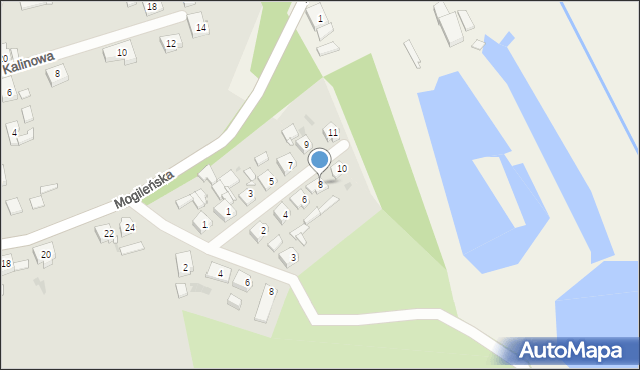 Trzemeszno, Krańcowa, 8, mapa Trzemeszno