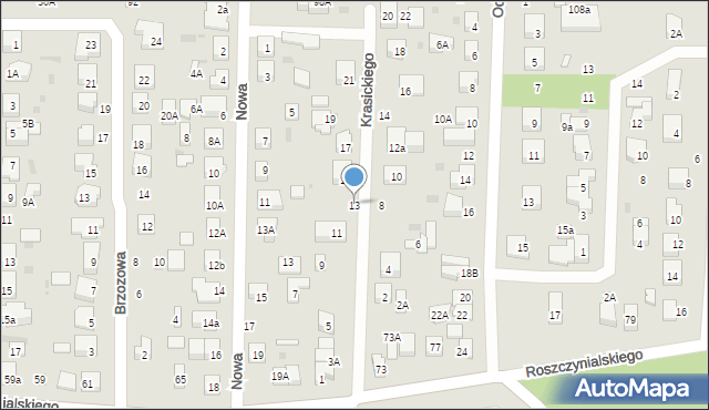 Wejherowo, Krasickiego Ignacego, bp., 13, mapa Wejherowo