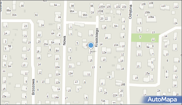 Wejherowo, Krasickiego Ignacego, bp., 17, mapa Wejherowo