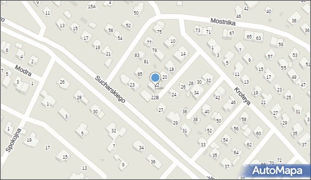 Wejherowo, Krofeya Szymona, 22A, mapa Wejherowo