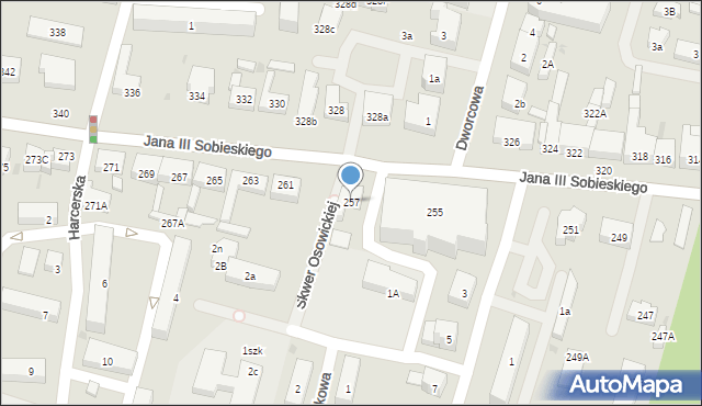 Wejherowo, Króla Jana III Sobieskiego, 257, mapa Wejherowo