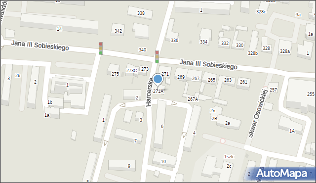 Wejherowo, Króla Jana III Sobieskiego, 271A, mapa Wejherowo