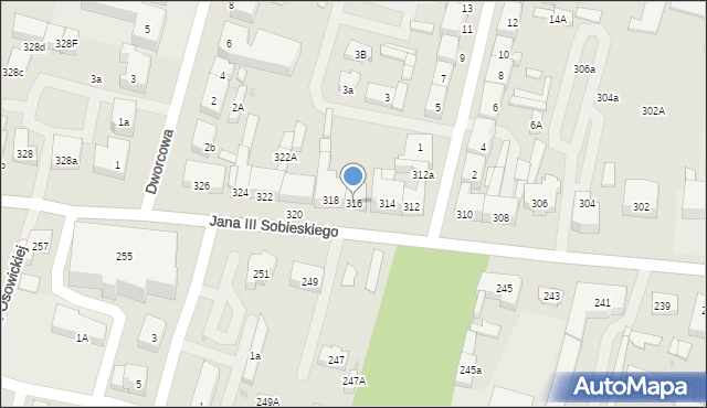 Wejherowo, Króla Jana III Sobieskiego, 316, mapa Wejherowo