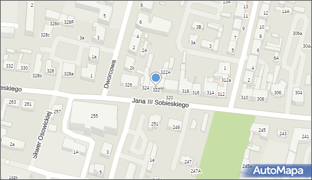 Wejherowo, Króla Jana III Sobieskiego, 322, mapa Wejherowo