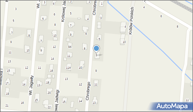 Wielgolas Brzeziński, Króla Bolesława Chrobrego, 7, mapa Wielgolas Brzeziński