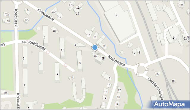 Wieliczka, Krakowska, 2D, mapa Wieliczka