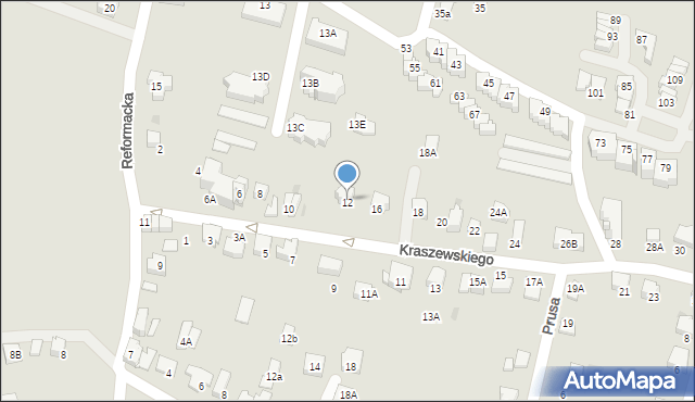 Wieliczka, Kraszewskiego Józefa Ignacego, 12, mapa Wieliczka