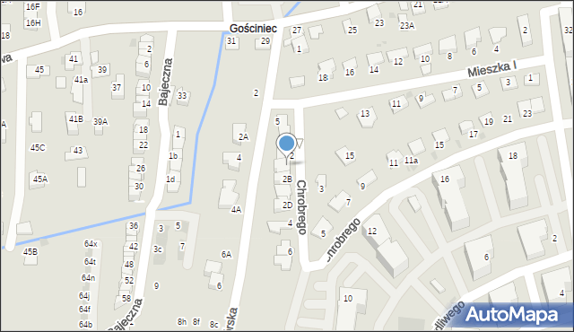 Wieliczka, Króla Bolesława Chrobrego, 2A, mapa Wieliczka