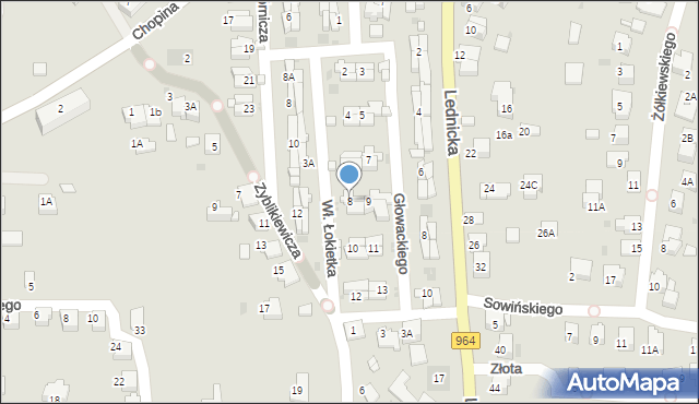 Wieliczka, Króla Władysława Łokietka, 8, mapa Wieliczka