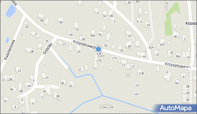Wieliczka, Krzyszkowicka, 17F, mapa Wieliczka