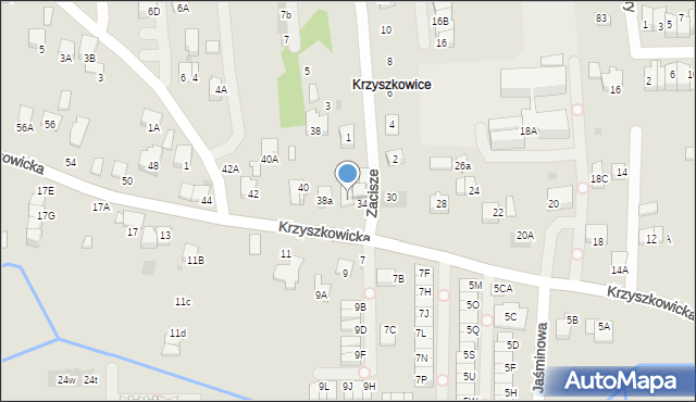 Wieliczka, Krzyszkowicka, 36, mapa Wieliczka