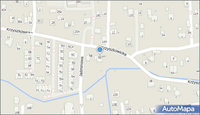 Wieliczka, Krzyszkowicka, 5A, mapa Wieliczka